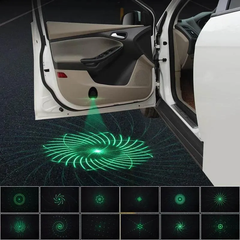 Rechargeable LED Car Door Welcome Light - Dynamic Automotive Accessory