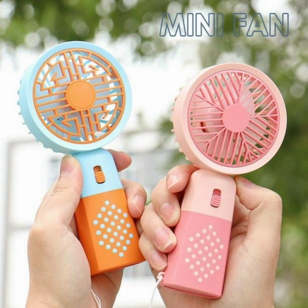 Rechargeable Hand Fan with Lights