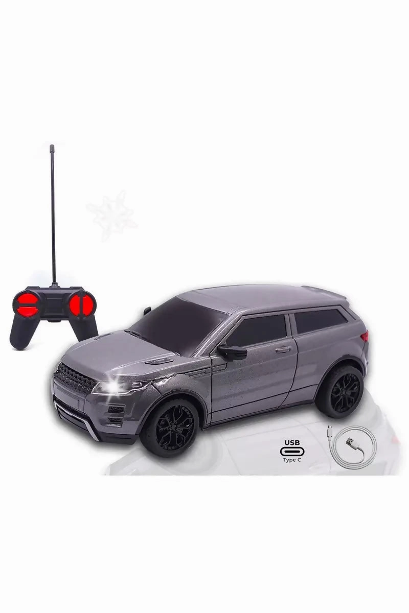 Rechargeable Remote Control Car Toy (Grey)