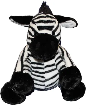 Recordable 16" Plush Zippy The Zebra w/20 Second Digital Recorder for Special Messages, Rymes or Songs