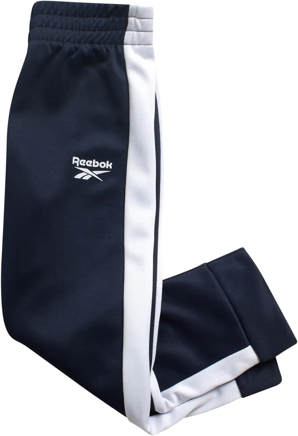 Reebok Baby Boys Tracksuit - 2 Piece Athletic Tricot Infant Toddler Baby Boy Outfits with Zip Up Track Jacket & Boys Joggers