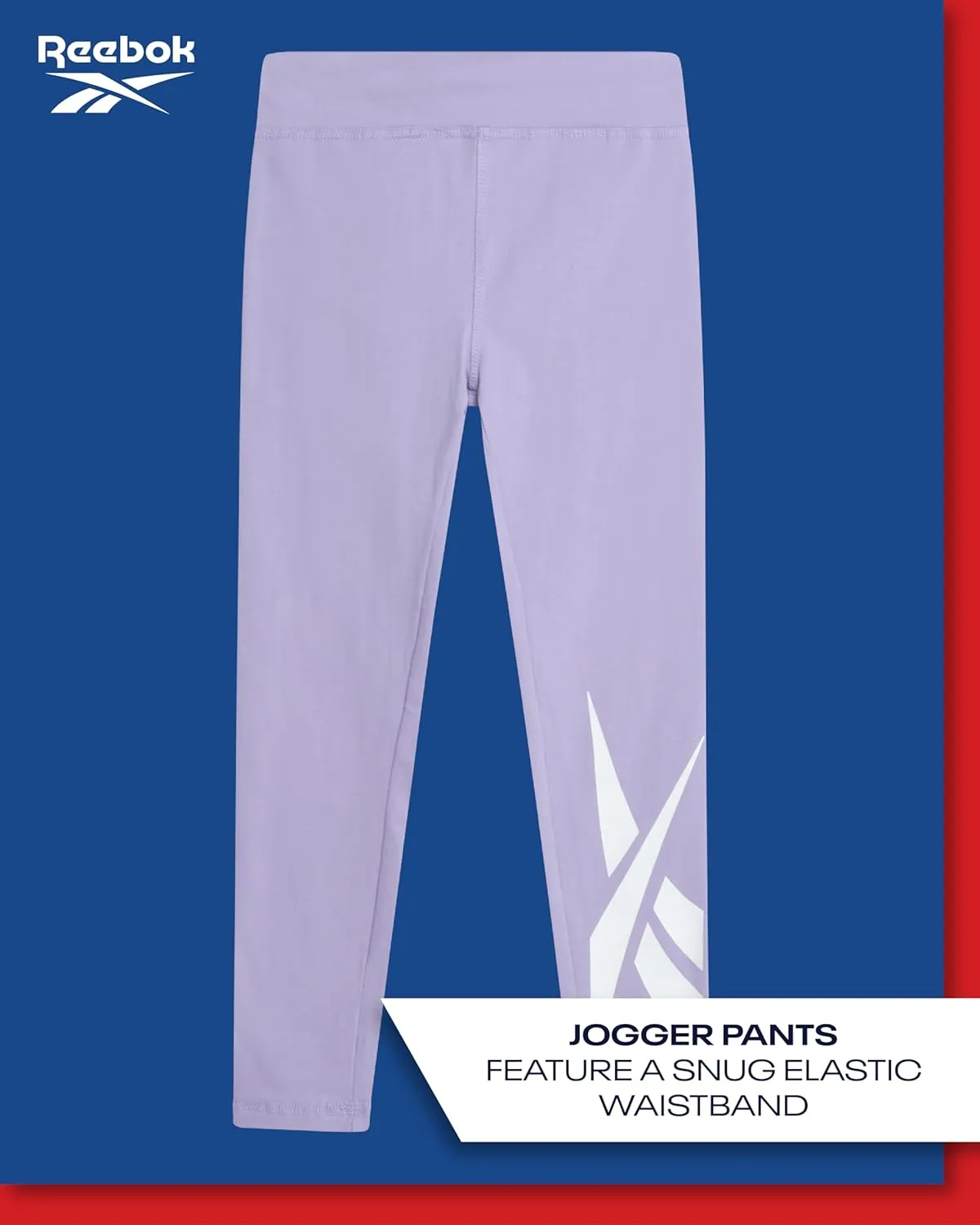 Reebok Girls' Active Leggings Set - 3 Piece Performance T-Shirt and Yoga Pants Leggings (4-12)