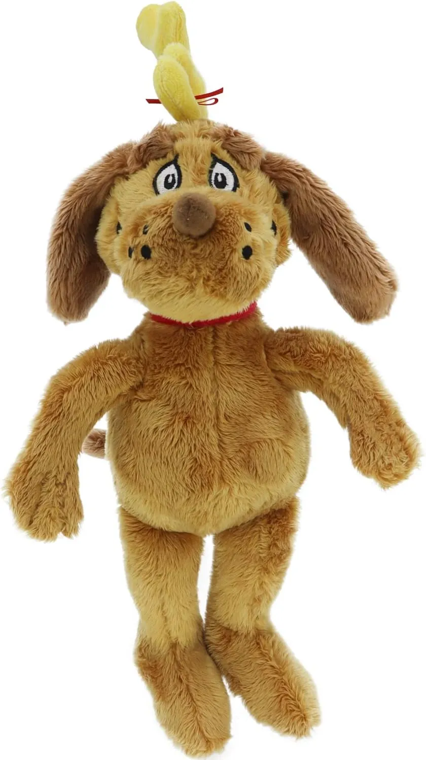 RELIGES Green Christmas Monster Plush Toy – Soft Christmas Stuffed Animal Doll for Boys and Girls, Perfect for Christmas Decorations and Gifts (Dog)