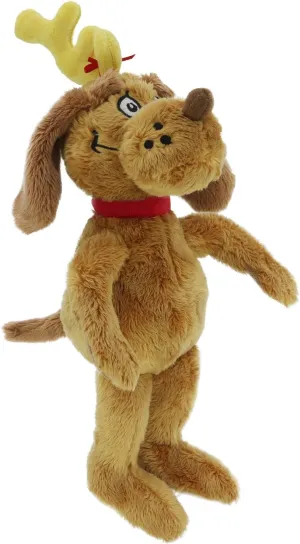 RELIGES Green Christmas Monster Plush Toy – Soft Christmas Stuffed Animal Doll for Boys and Girls, Perfect for Christmas Decorations and Gifts (Dog)