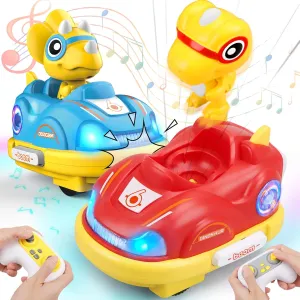 Remote Control Car Toys for Kids 3 4 5 6 Year Old Boy, RC Bumper Cars Race Cars for Kids Ages 3-5 Rechargeable Remote Control Car Toddler Boys Toys Age 3-4 Xmas Birthday Gifts for 3-8 Year Old