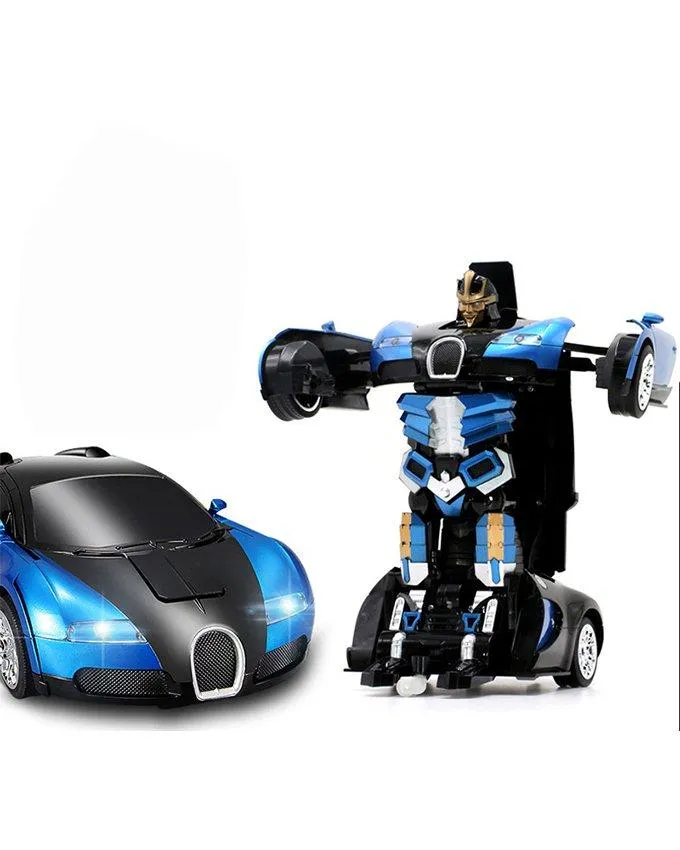 Remote Control Transformer Car Robot Toy With Lights and Sound