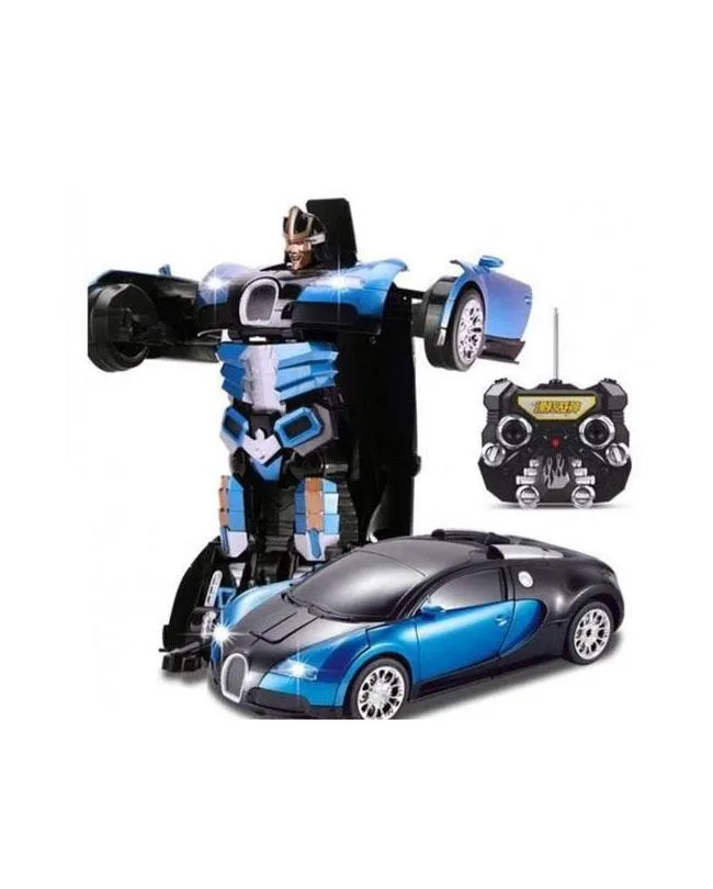 Remote Control Transformer Car Robot Toy With Lights and Sound