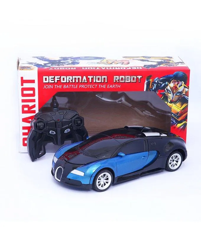 Remote Control Transformer Car Robot Toy With Lights and Sound
