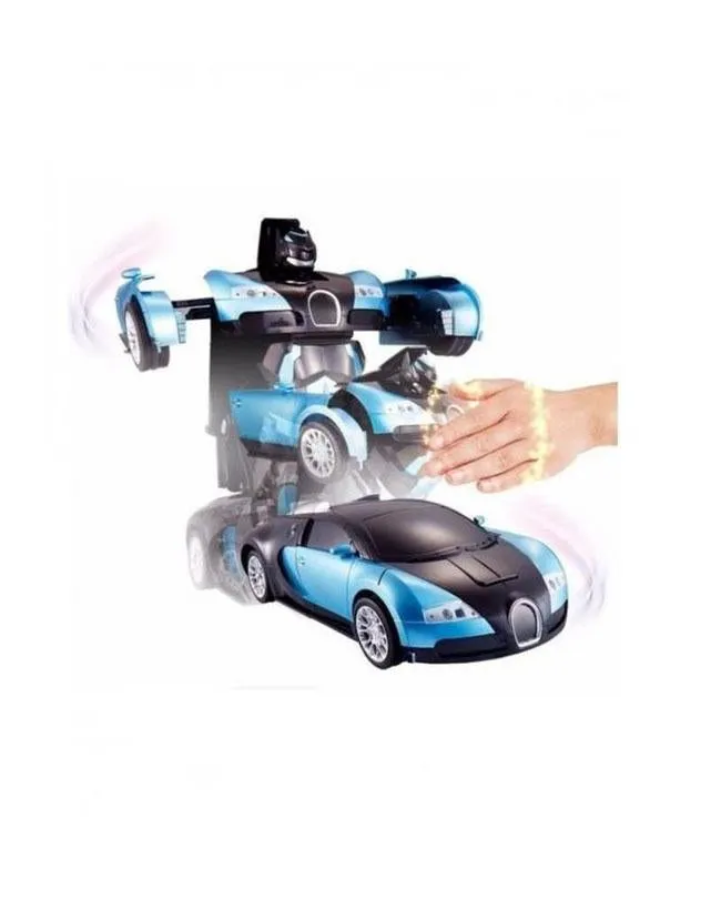 Remote Control Transformer Car Robot Toy With Lights and Sound
