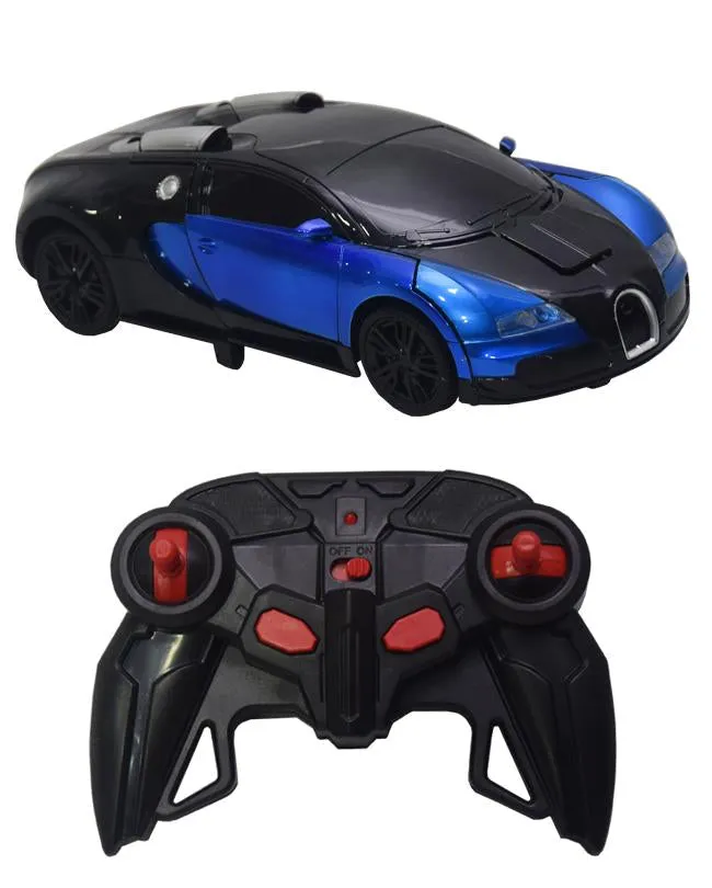 Remote Control Transformer Car Robot Toy With Lights and Sound
