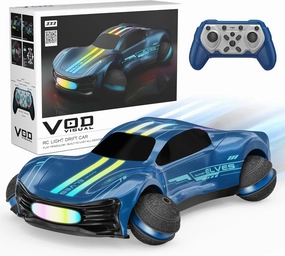 Remote Control Car for Kids, 360° Stunt RC Car with LED Lights, 2.4GHz Drift Racing Vehicle, 1:16 Scale Rechargeable Toy Car for Boys Girls, Indoor Outdoor Gift