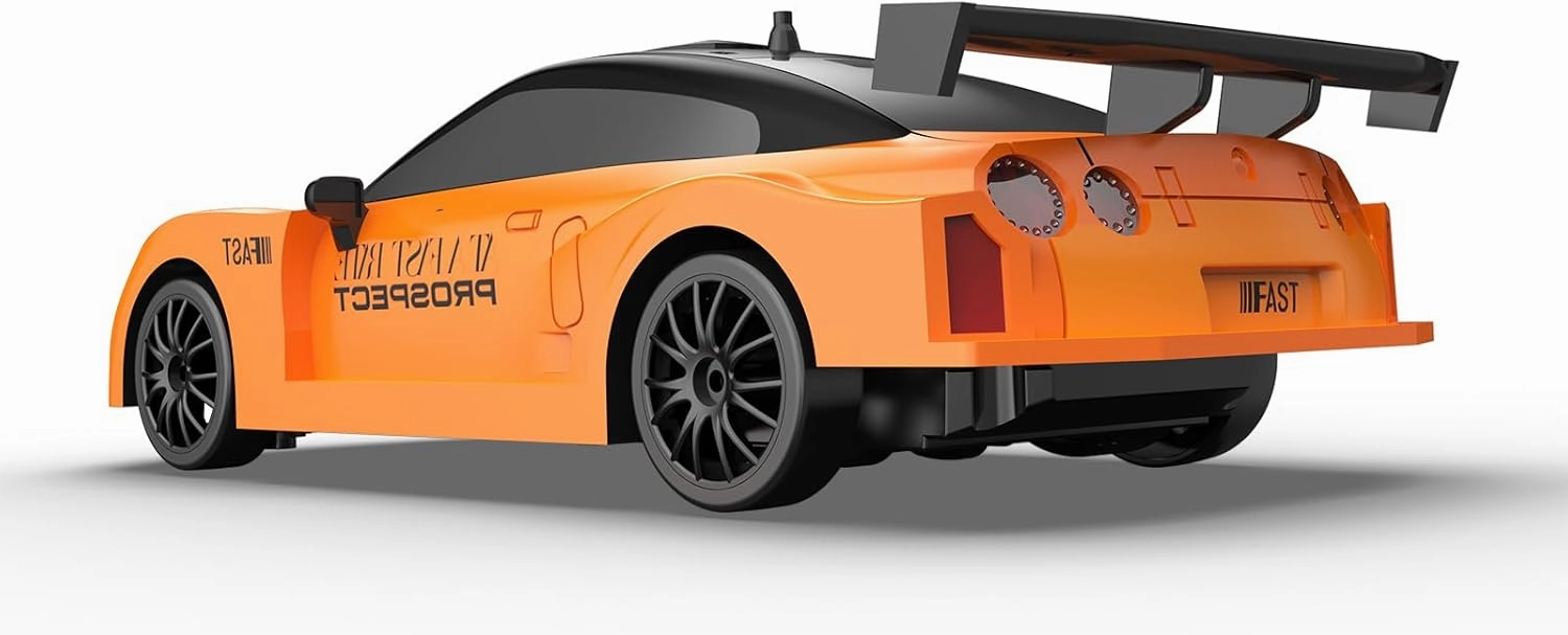 Remote Control Car RC Drift Car 2.4GHz 1:24 Scale 4WD High Speed RC Cars Vehicle with LED Lights Batteries and Drifting Tires Racing Sport Toy Cars for Adults Boys Girls Kids Gift