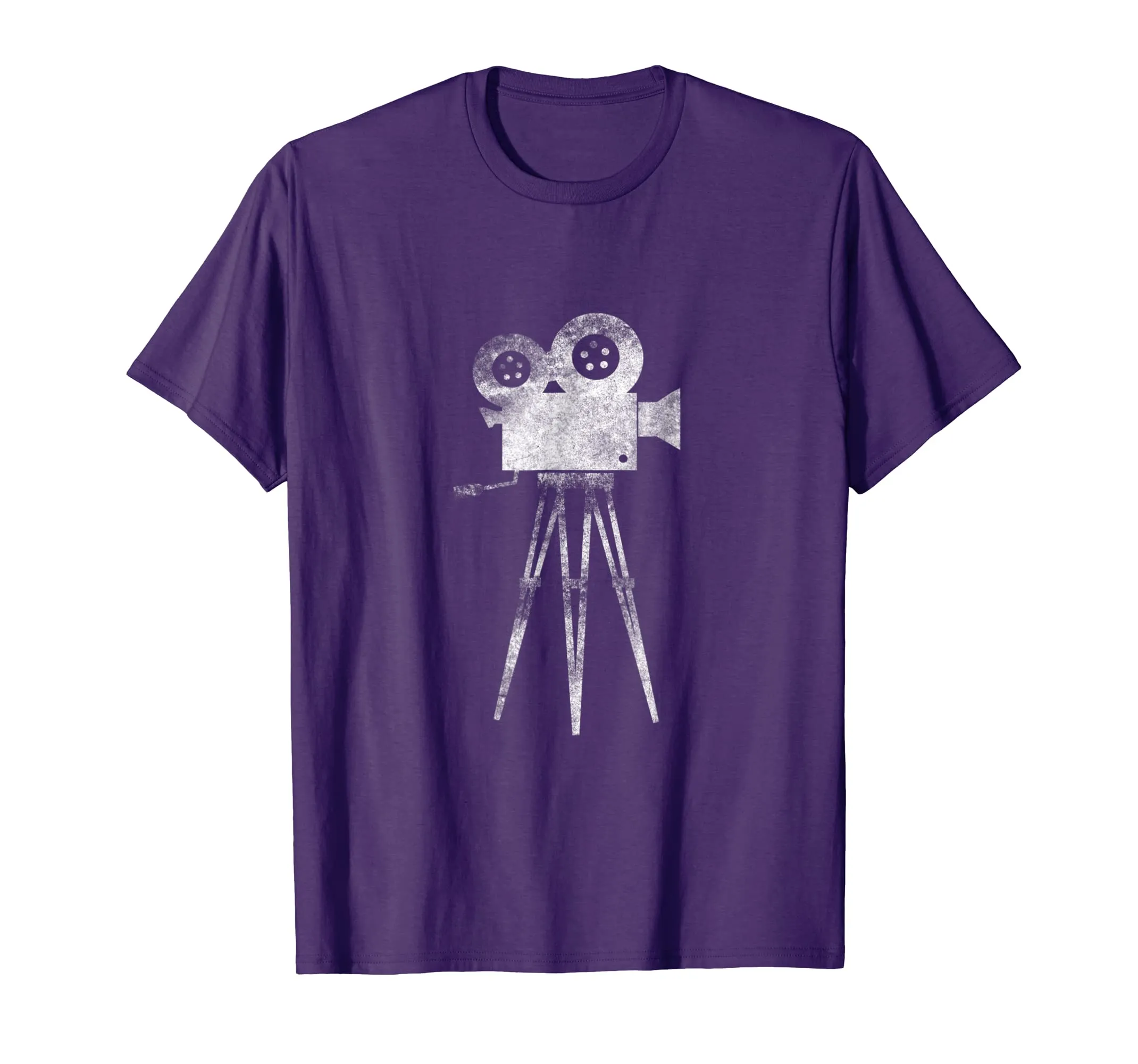 Retro Camera Cameraman Filmmaker Movie Director T Shirt Tee