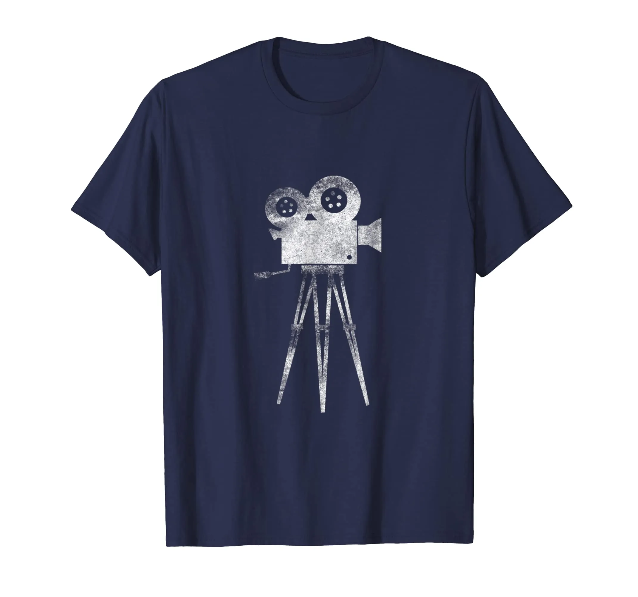 Retro Camera Cameraman Filmmaker Movie Director T Shirt Tee