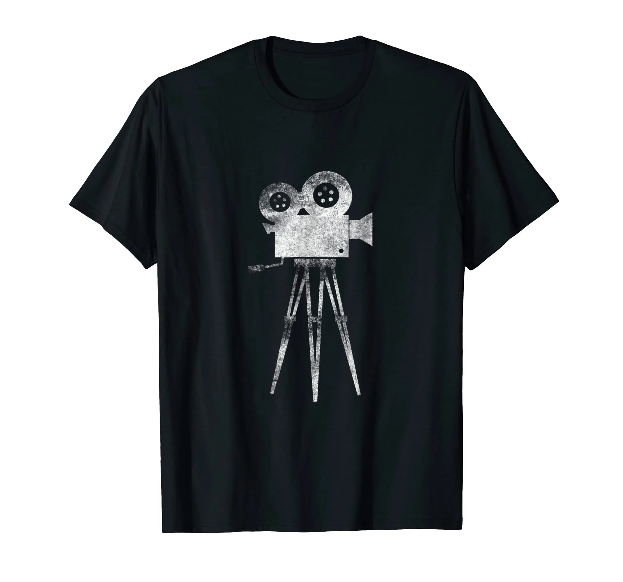 Retro Camera Cameraman Filmmaker Movie Director T Shirt Tee