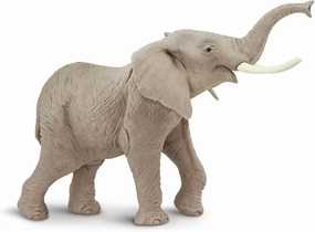 Safari Ltd. African Elephant Figurine - Detailed 8.4" Plastic Model Figure - Fun Educational Toy for Boys, Girls & Kids Ages 3 
