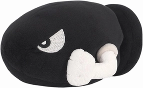 Sanei Super Mario All Star Collection 6" Bullet Bill Plush, Small