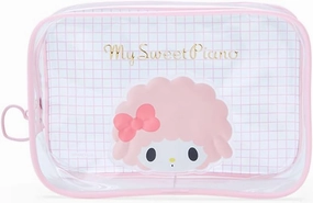 Sanrio My Sweet Piano Clear Vinyl Pouch, 5.5 x 8.3 x 2.4 inches (14 x 21 x 6 cm), Character SANRIO 004260