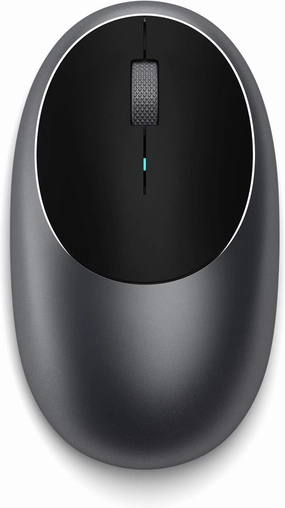 Satechi M1 Wireless Bluetooth Mouse for MacBook Pro - with Rechargeable Type-C Port - Mouse for Mac, Mac Mini, iMac Pro/iMac, iPad Pro M2, iPad Pro/Air M1 M2 & More (Space Gray)