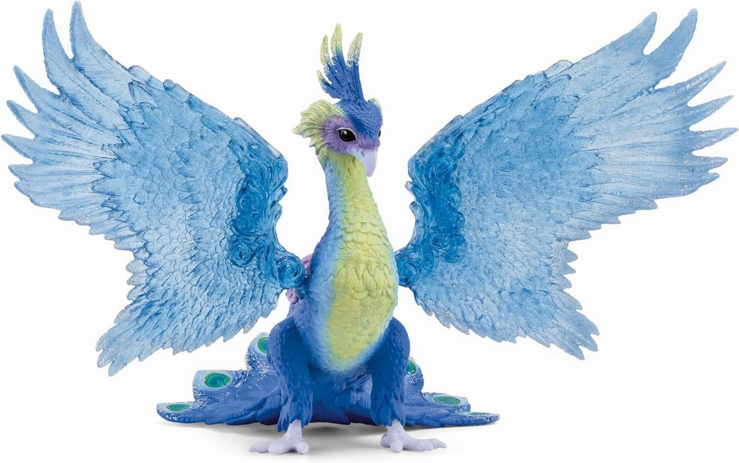 Schleich Bayala - 11" Magical Peacock Bird Toy with Movable Wings. Pretty, Fantasy Action Figure for Girls and Boys. Fun, Imaginative Play Fairy Figurine, Cool Mystical Toys for Kids Ages 5 , 70794