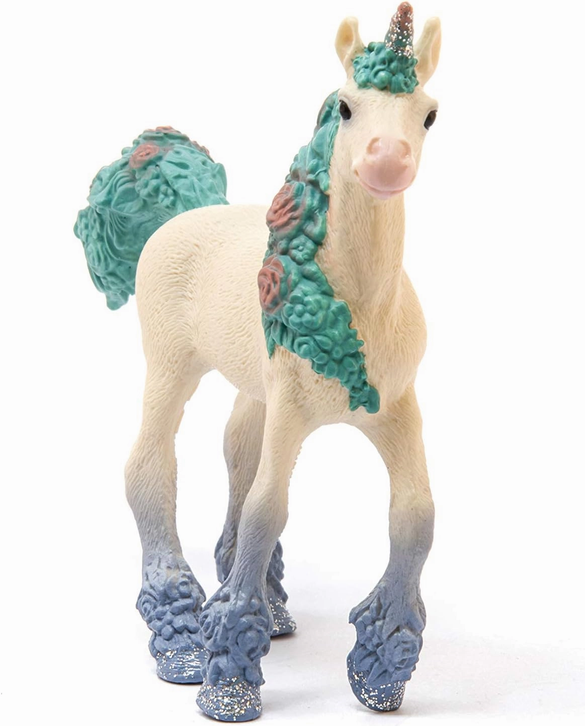 Schleich bayala, Unicorn Toys for Girls and Boys, Flower Unicorn Baby Foal Toy Figurine, Ages 5 