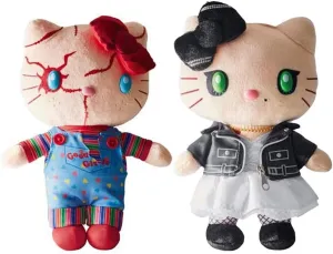 Set of 2 Chucky's Plush Doll Toy Chucky & Tiffany Plush Doll Collectible Figure 7.8Inch…