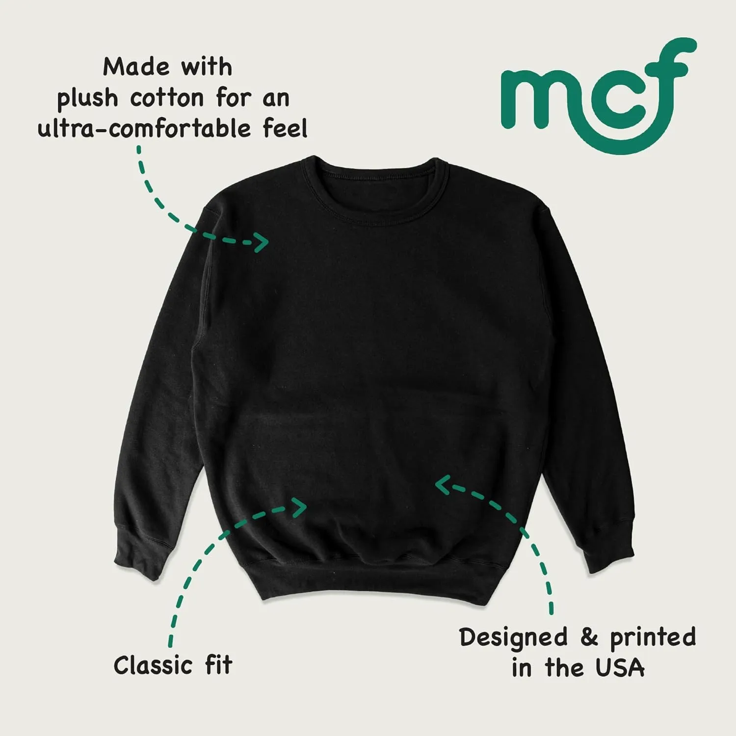 Shake My Ass Simple Crew Sweatshirt, Trendy Novelty Long Sleeve Pullover For Men & Women, Soft Material
