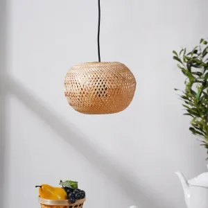 Shellac Bamboo Round Lampshade 7.5 Inch
