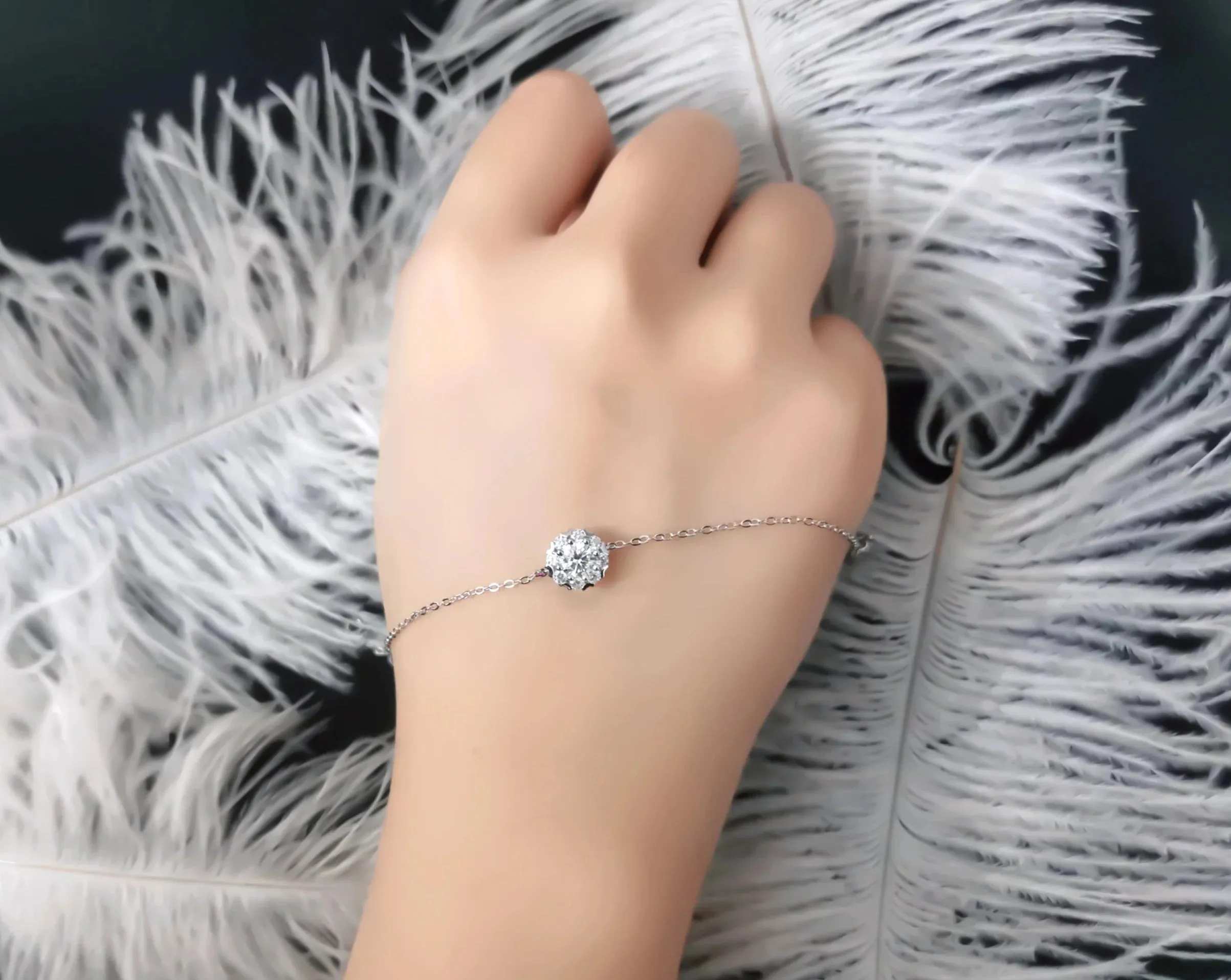 Silver Bracelet For Women - SSBL034-Serenity