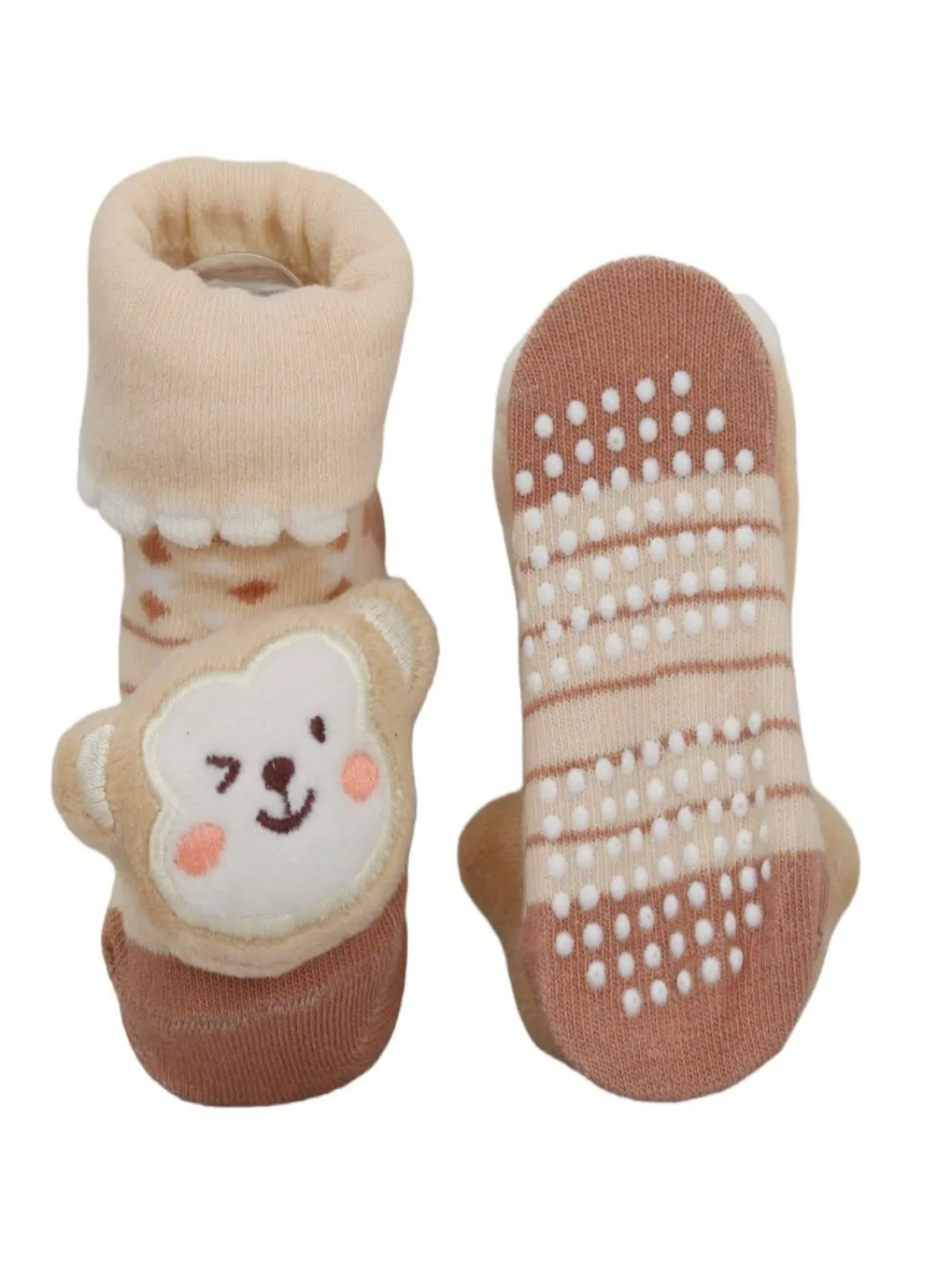 Sky High Adventures" Monkey and Helicopter Stuffed Toy Socks Set
