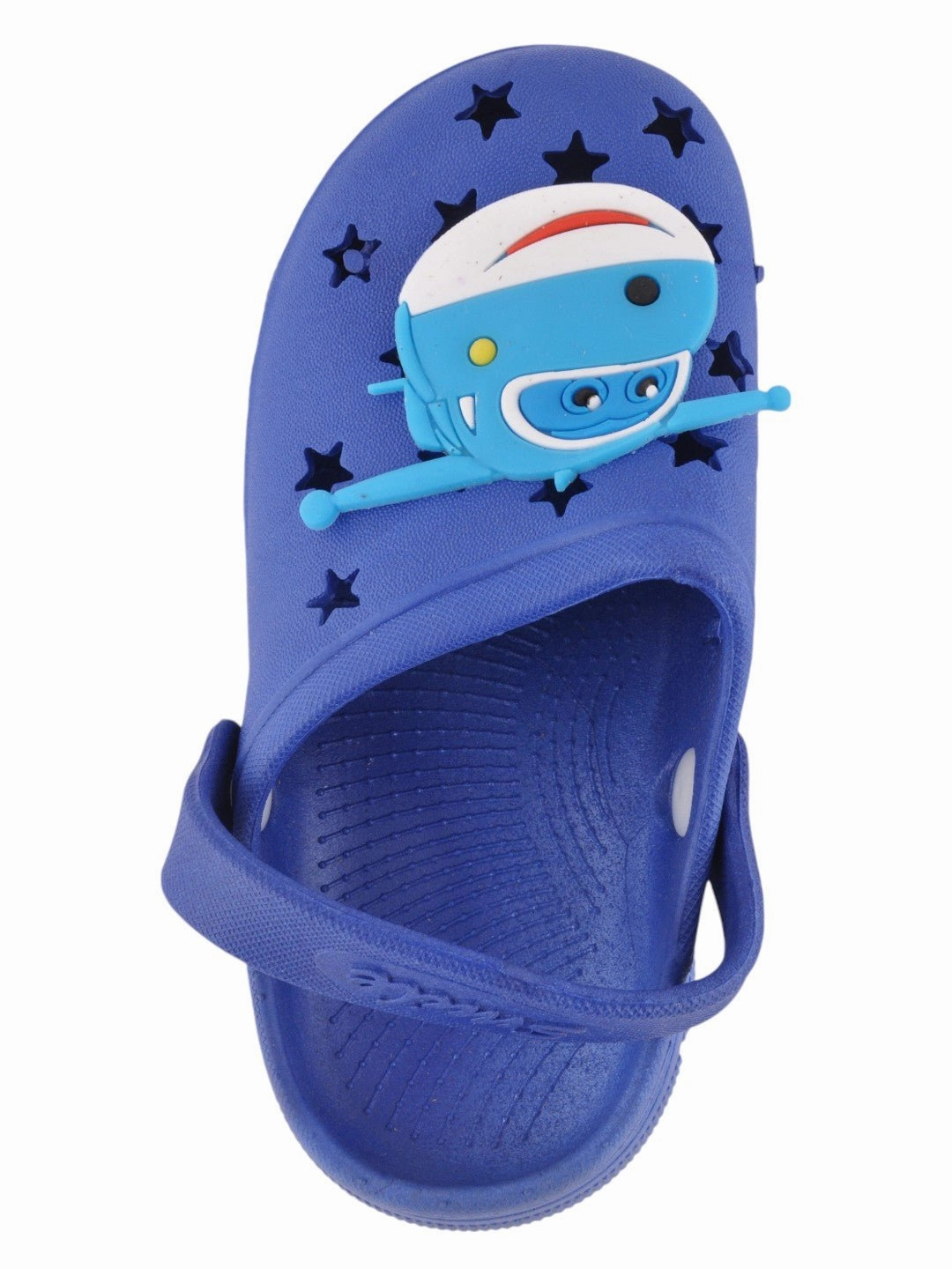 Sky High Adventures: Boys' Dark Blue Helicopter Clogs