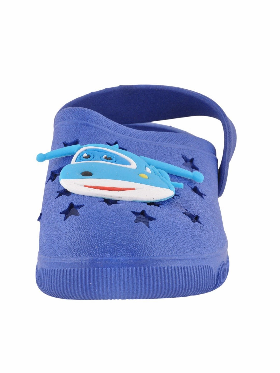 Sky High Adventures: Boys' Dark Blue Helicopter Clogs