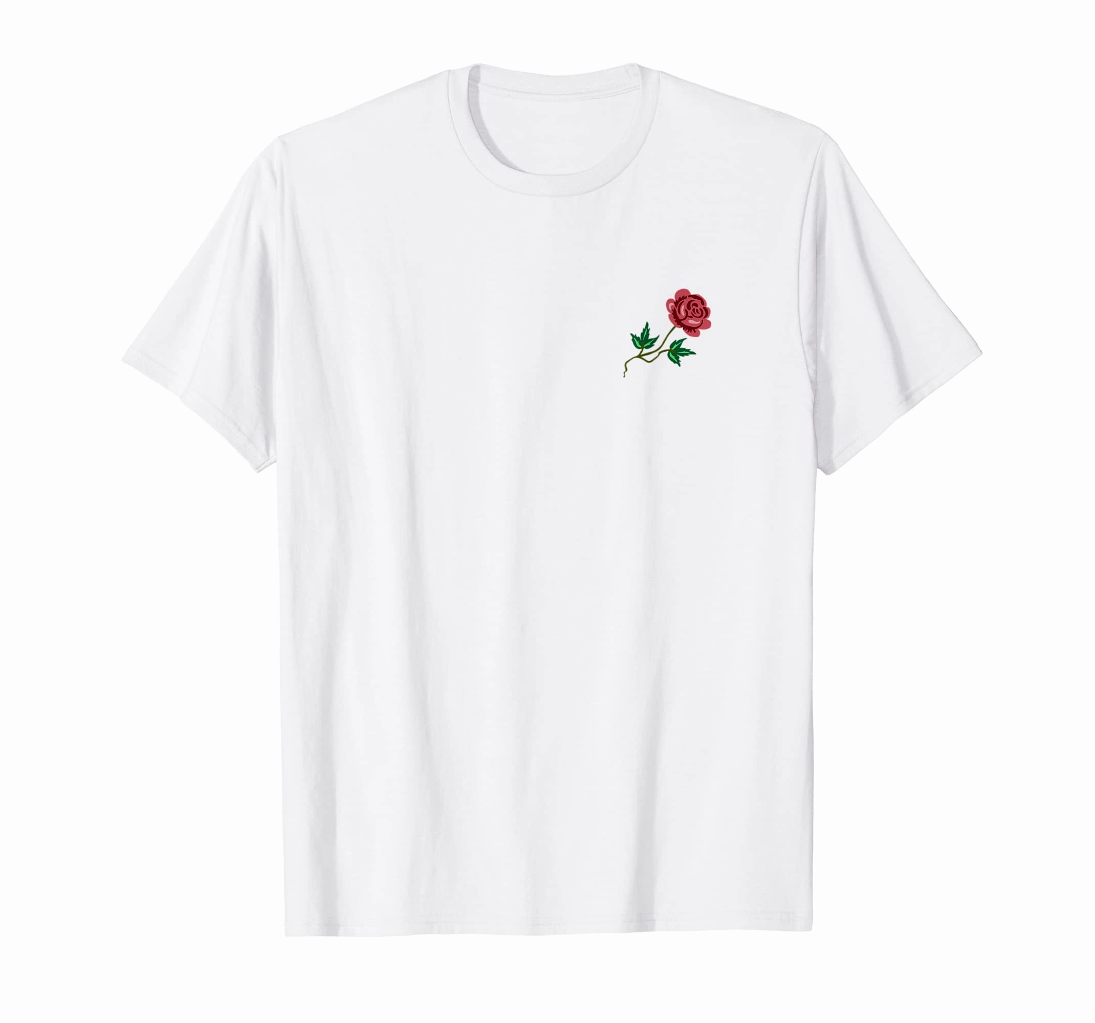 Small Rose Flowers Emoji T-Shirt