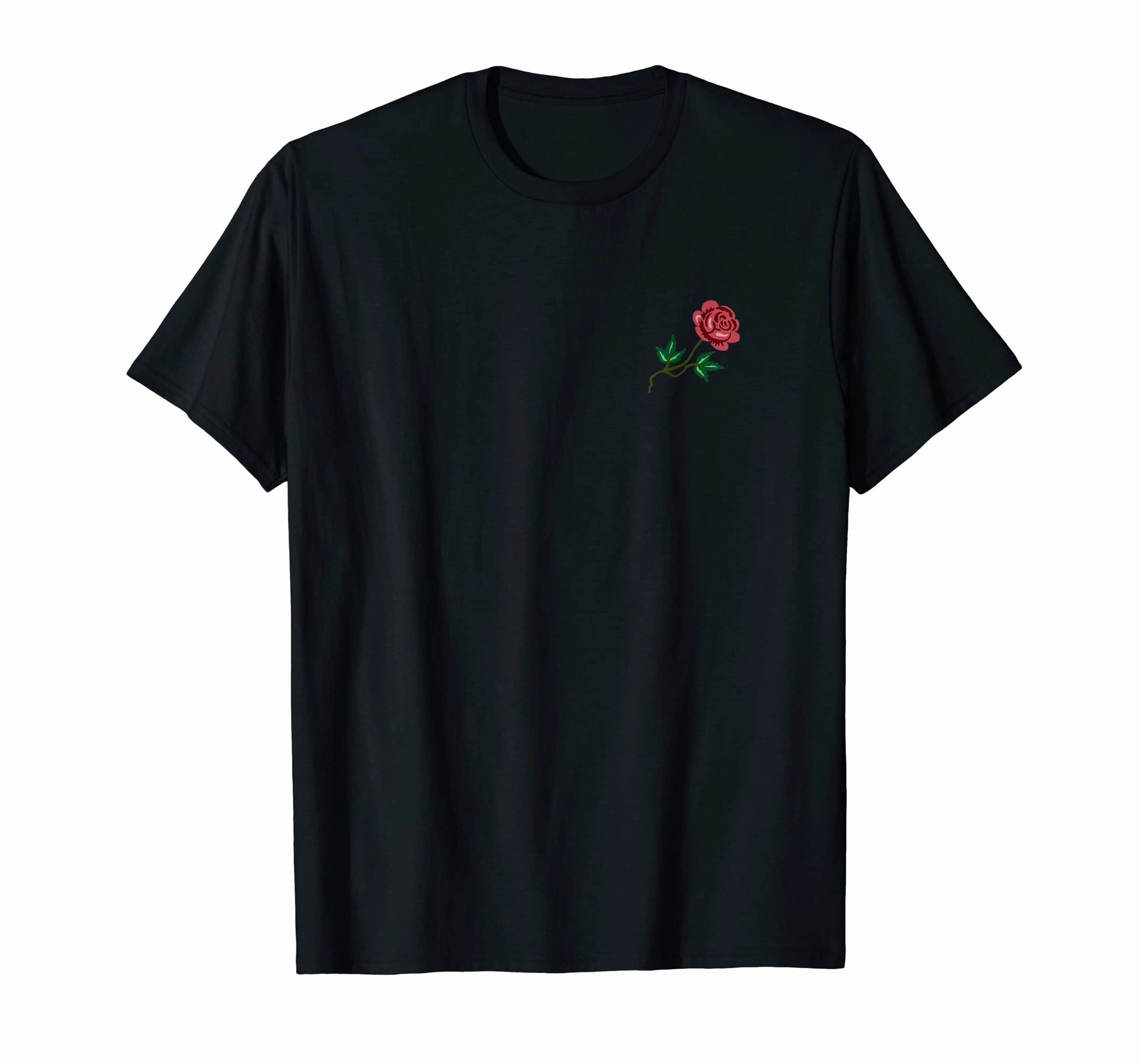 Small Rose Flowers Emoji T-Shirt
