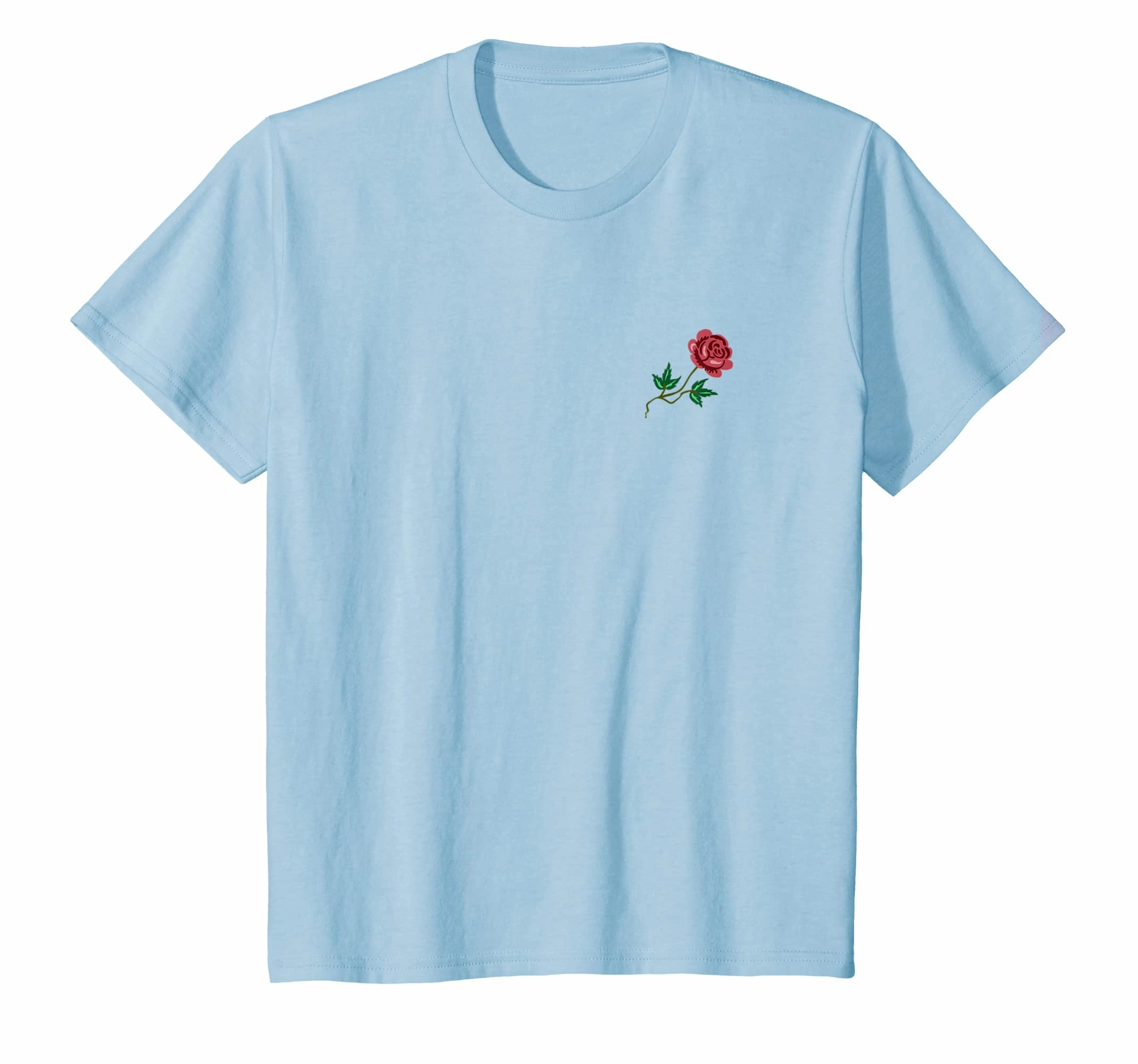 Small Rose Flowers Emoji T-Shirt