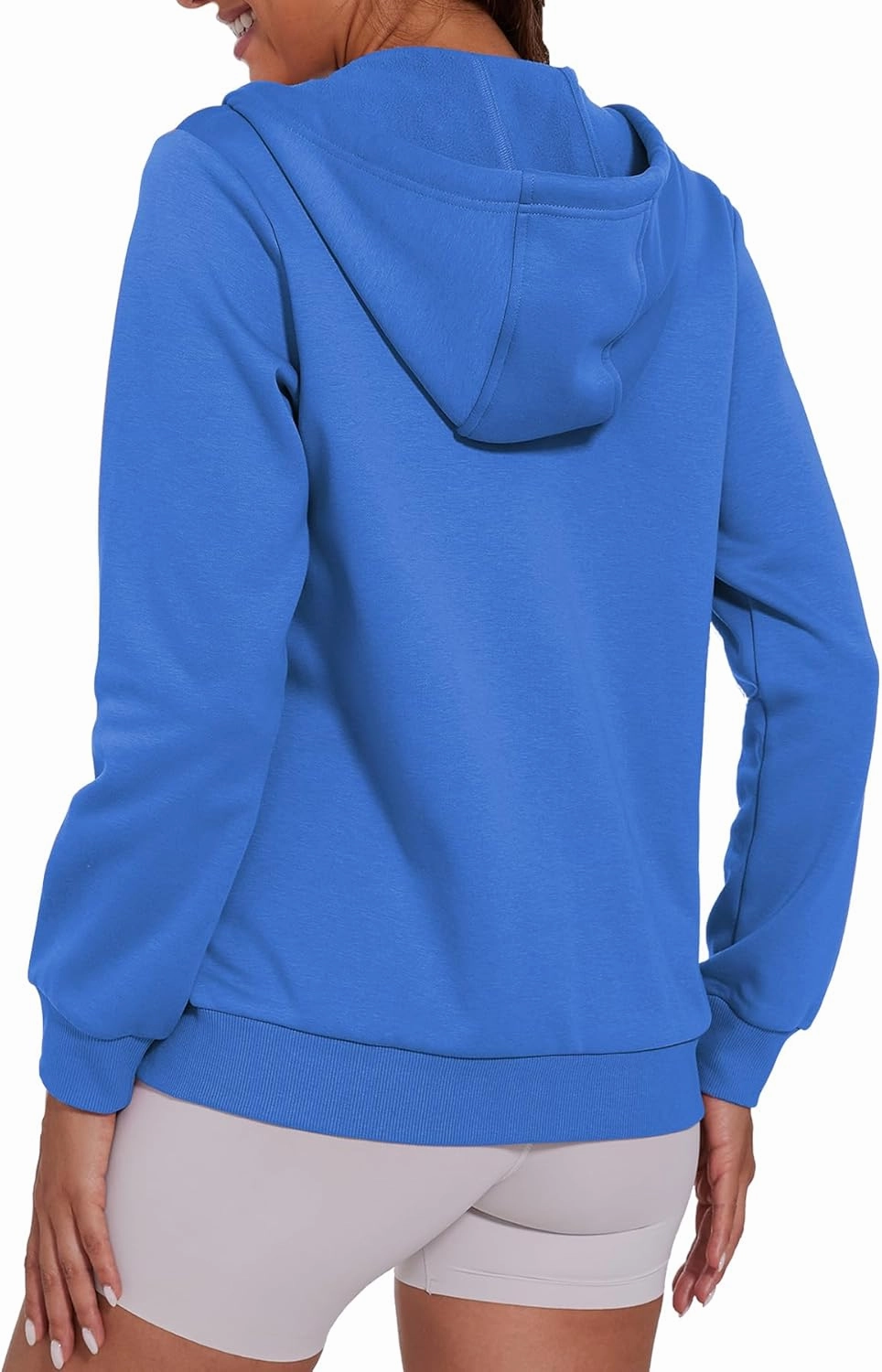 SMENG Womens Zip Up Hoodies Long Sleeve Fit Hooded Sweatshirts 2024 Casual Lightweight Jacket