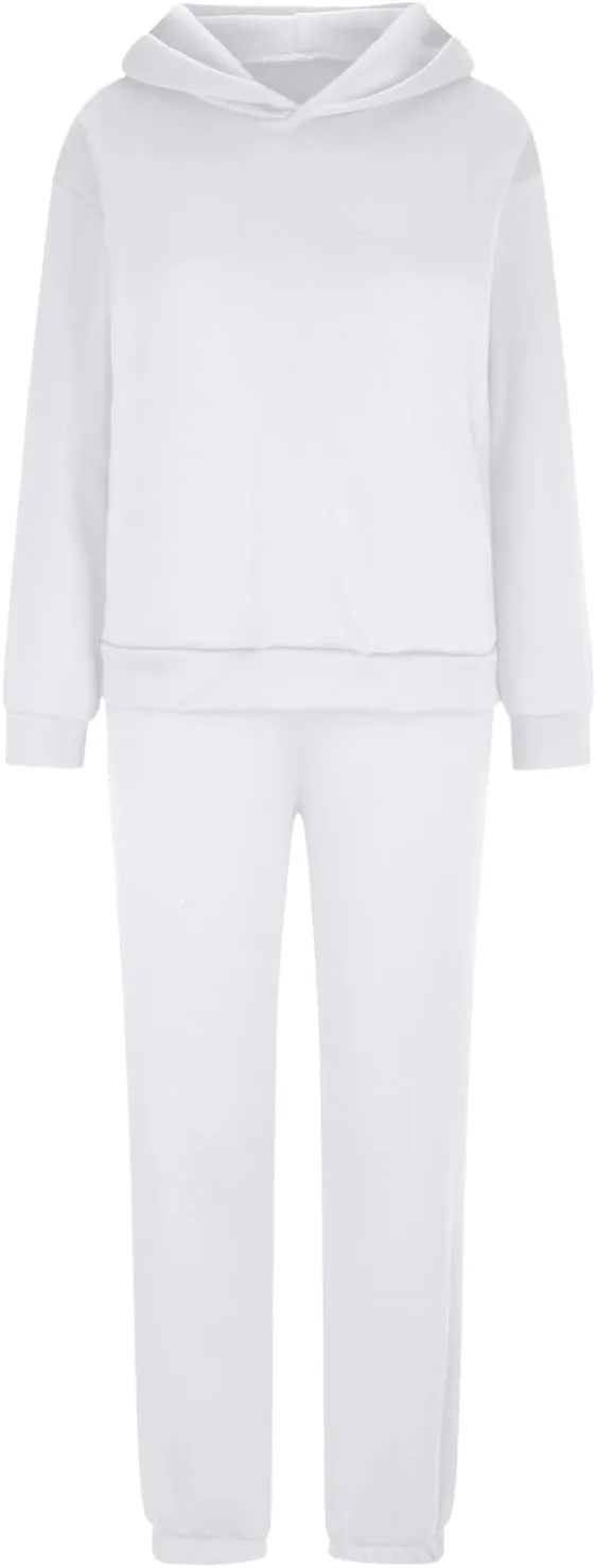 SMIDOW Sweatshirt Sets for Women Hoodie Sweatshirt Matching Sweatpants Lounge Set Fashion Loungewear Y2K Clothes