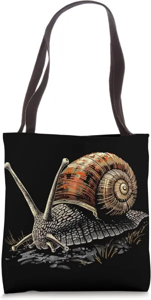 Snail Motif Snail Shell Slug Snails Tote Bag