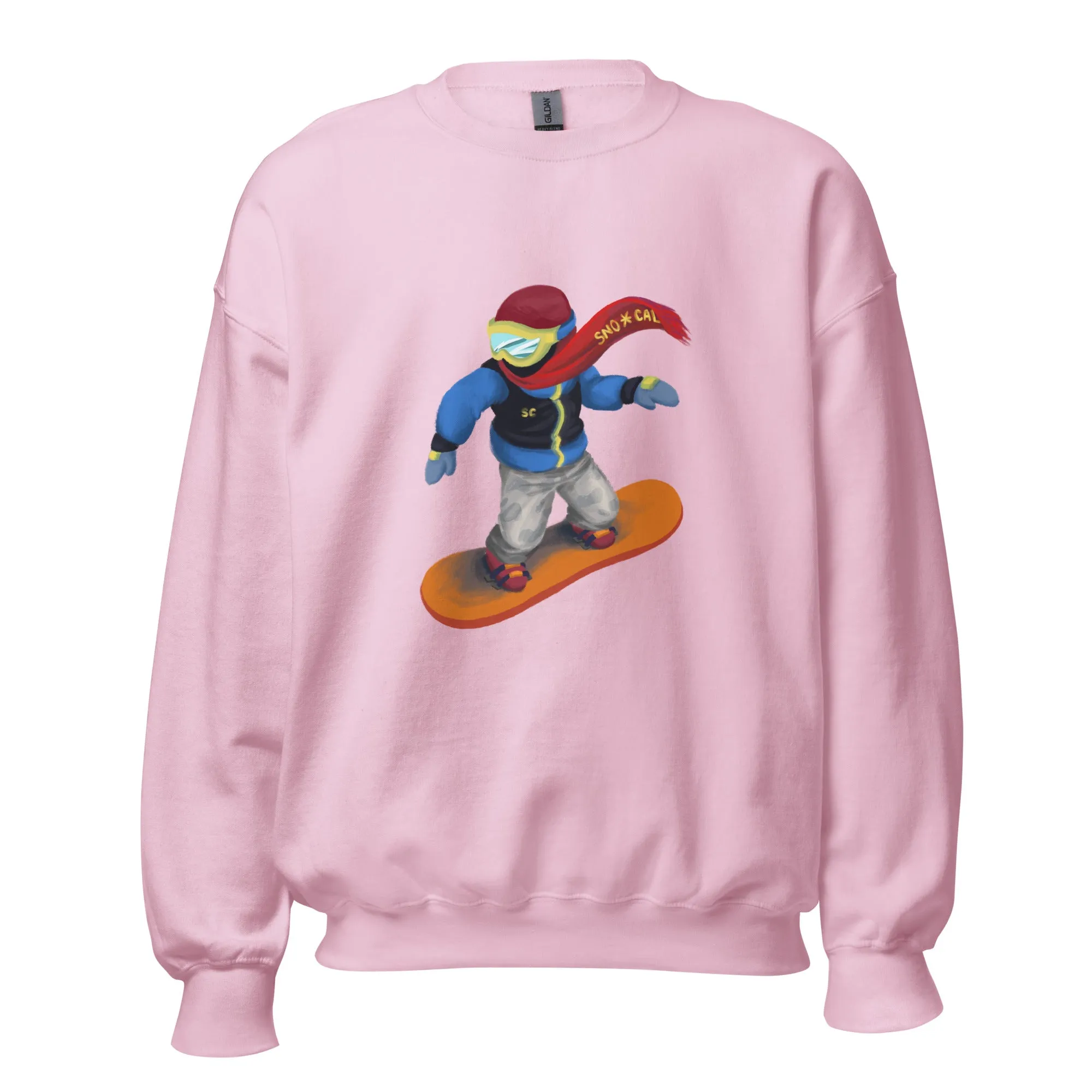 Snowboard Emoji Crewneck Sweatshirt