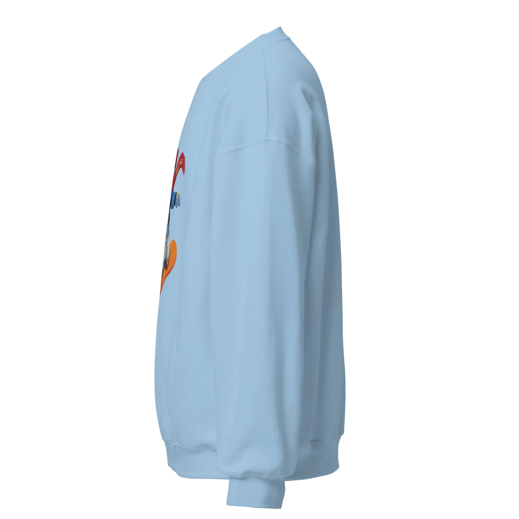 Snowboard Emoji Crewneck Sweatshirt