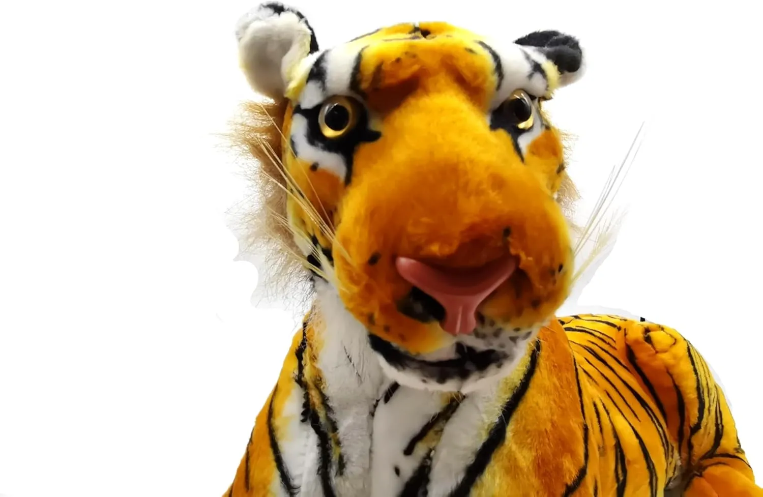 Soft Plush Stuffed Animal Tiger Doll Soft Toy for Kids Adults Great Gift Party Decoration (Yellow, Size, 60)