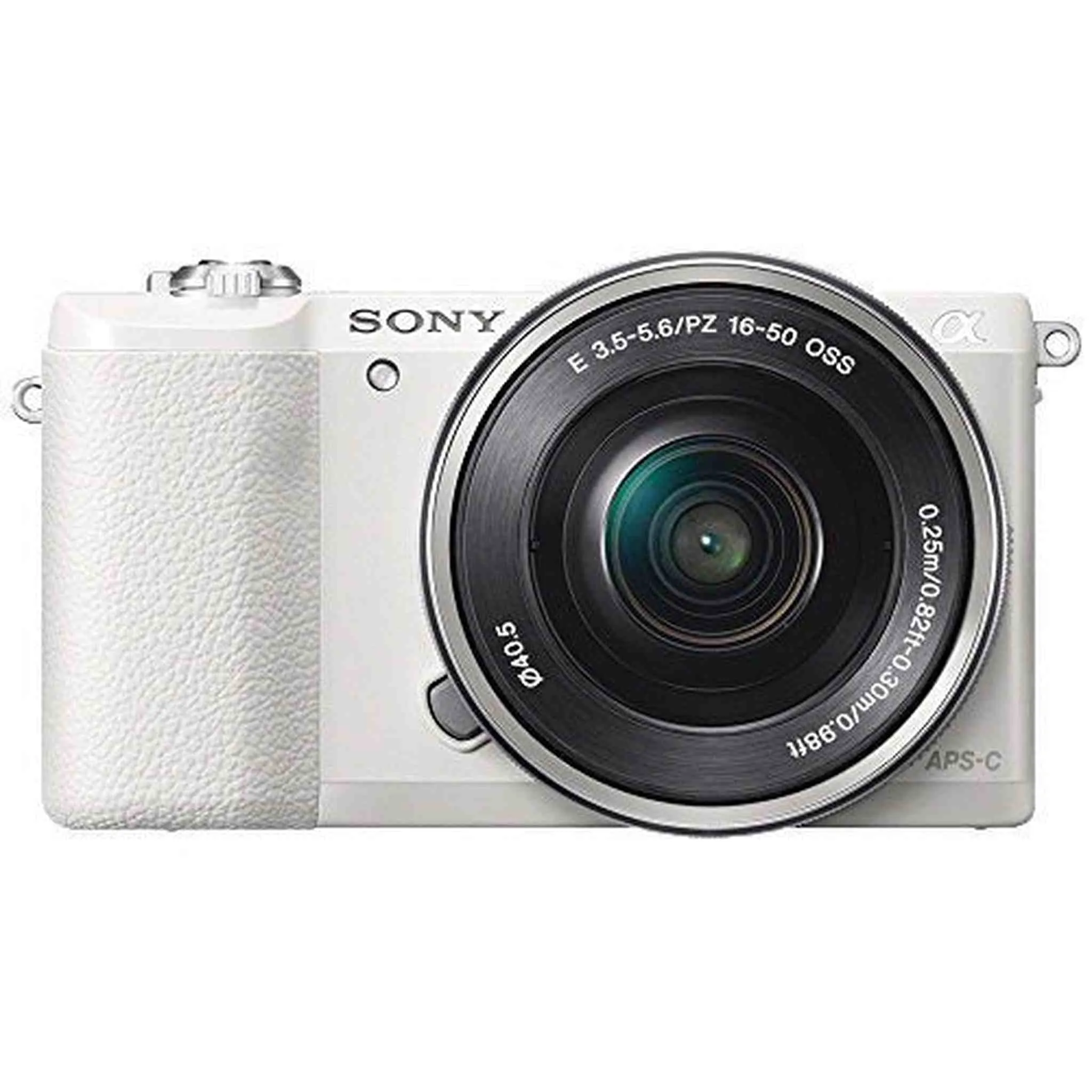 Sony Alpha a5100 Mirrorless Digital Camera with 16-50mm Lens (White)   Battery   Charger   32GB Bundle 2 - International