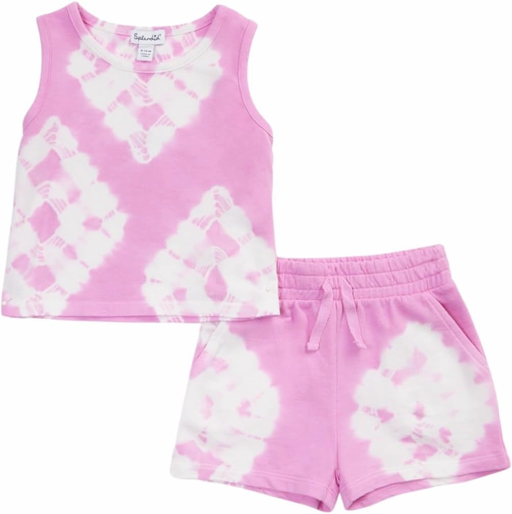 Splendid baby-girls Topaz Tie Dye Short Set