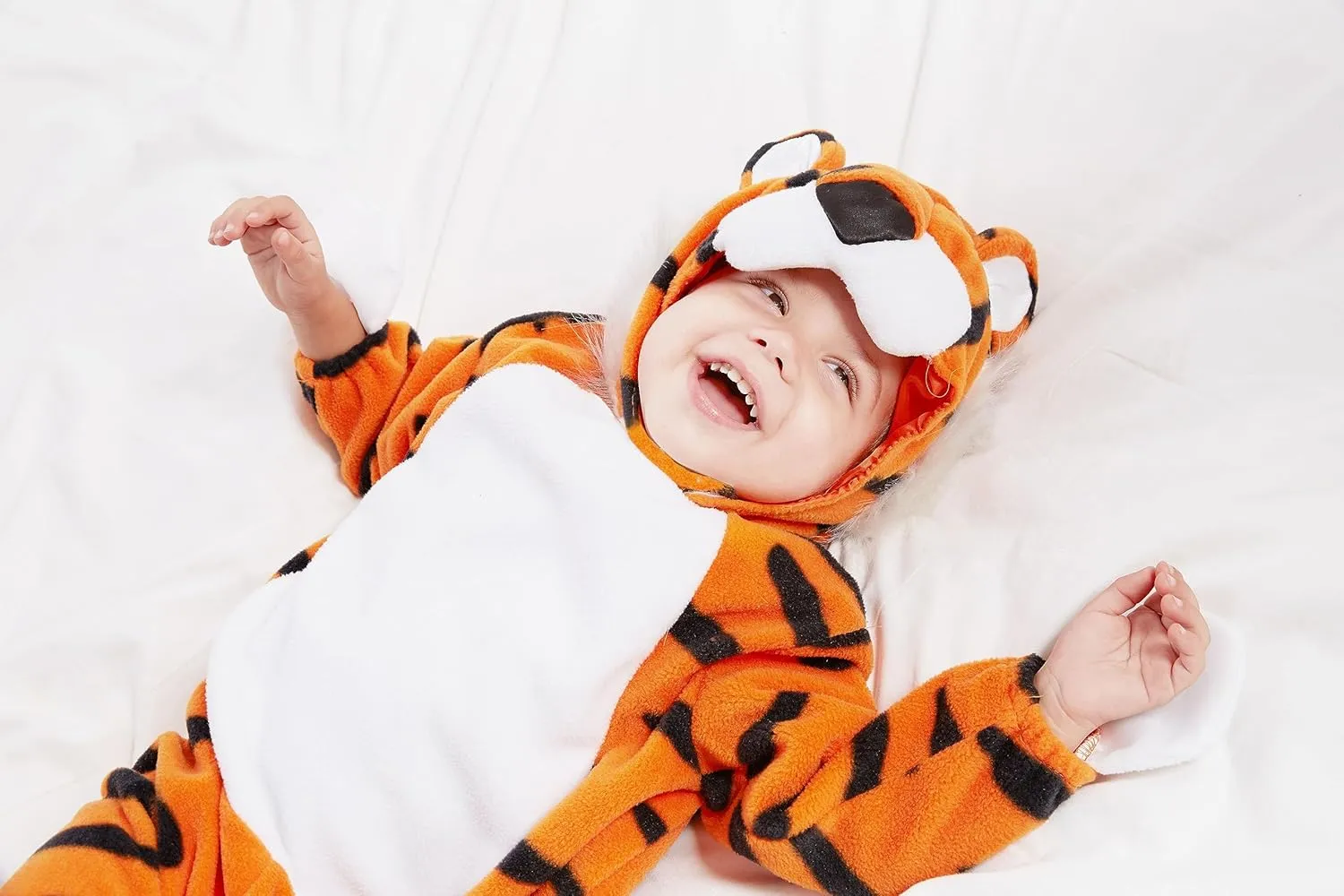 Spooktacular Creations Halloween Baby Tiger Costume for Kids, Tiger Costume Toddler for Animal Halloween Dress Up Party
