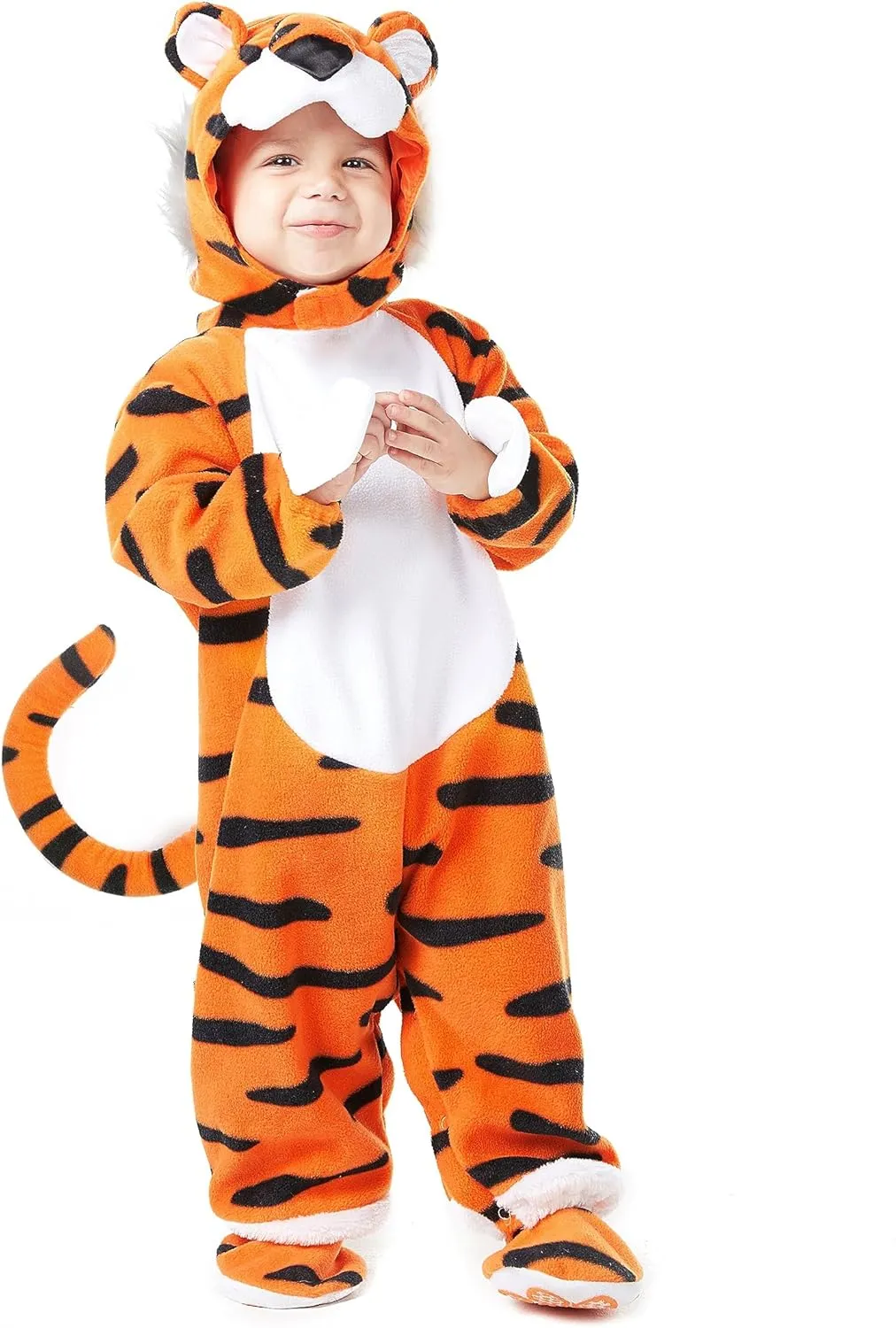 Spooktacular Creations Halloween Baby Tiger Costume for Kids, Tiger Costume Toddler for Animal Halloween Dress Up Party