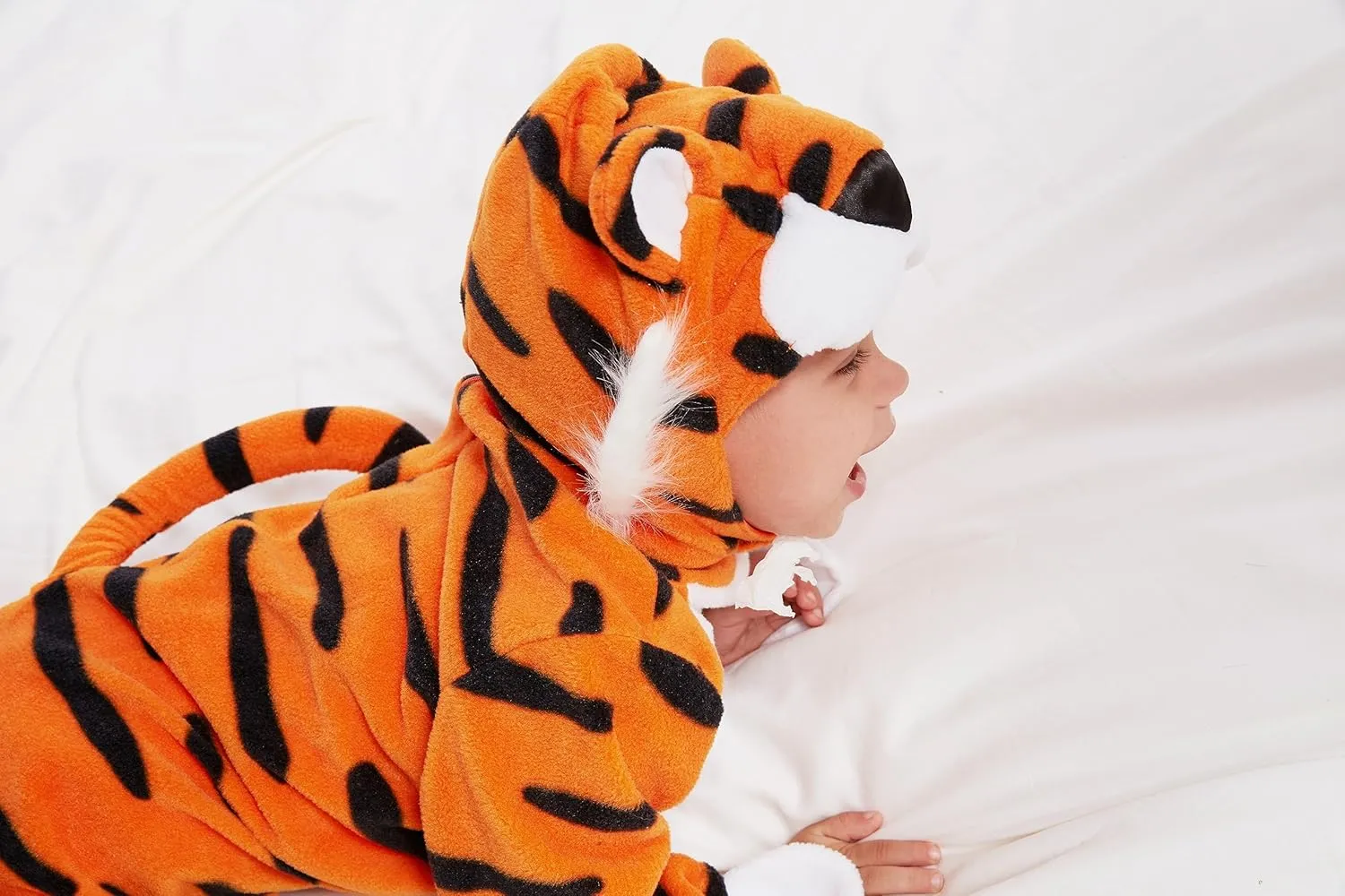Spooktacular Creations Halloween Baby Tiger Costume for Kids, Tiger Costume Toddler for Animal Halloween Dress Up Party