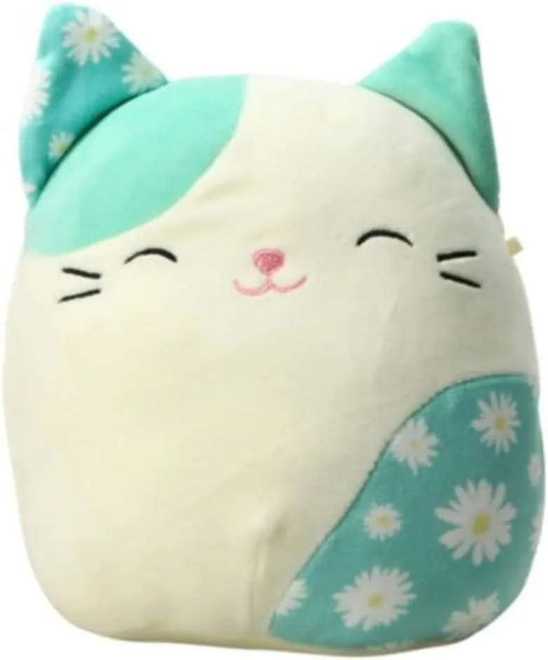 Squishmallow Official Kellytoy Plush Pets Squad Dogs Cats Bunnies Frogs Squishy Soft Plush Toy Animals (Kesla Cat, 7.5 Inch)