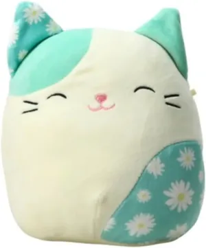 Squishmallow Official Kellytoy Plush Pets Squad Dogs Cats Bunnies Frogs Squishy Soft Plush Toy Animals (Kesla Cat, 7.5 Inch)
