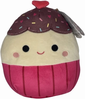 Squishmallow Official Kellytoy Valentines Squad Squishy Soft Plush Toy Animal (8 Inch, Elpha The Cupcake)