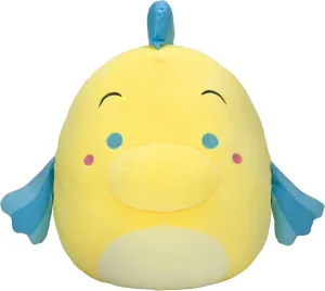 Squishmallows Disney 14-Inch Flounder Plush - Add Flounder to Your Squad, Ultrasoft Stuffed Animal Large Plush Toy, Official Kellytoy Plush